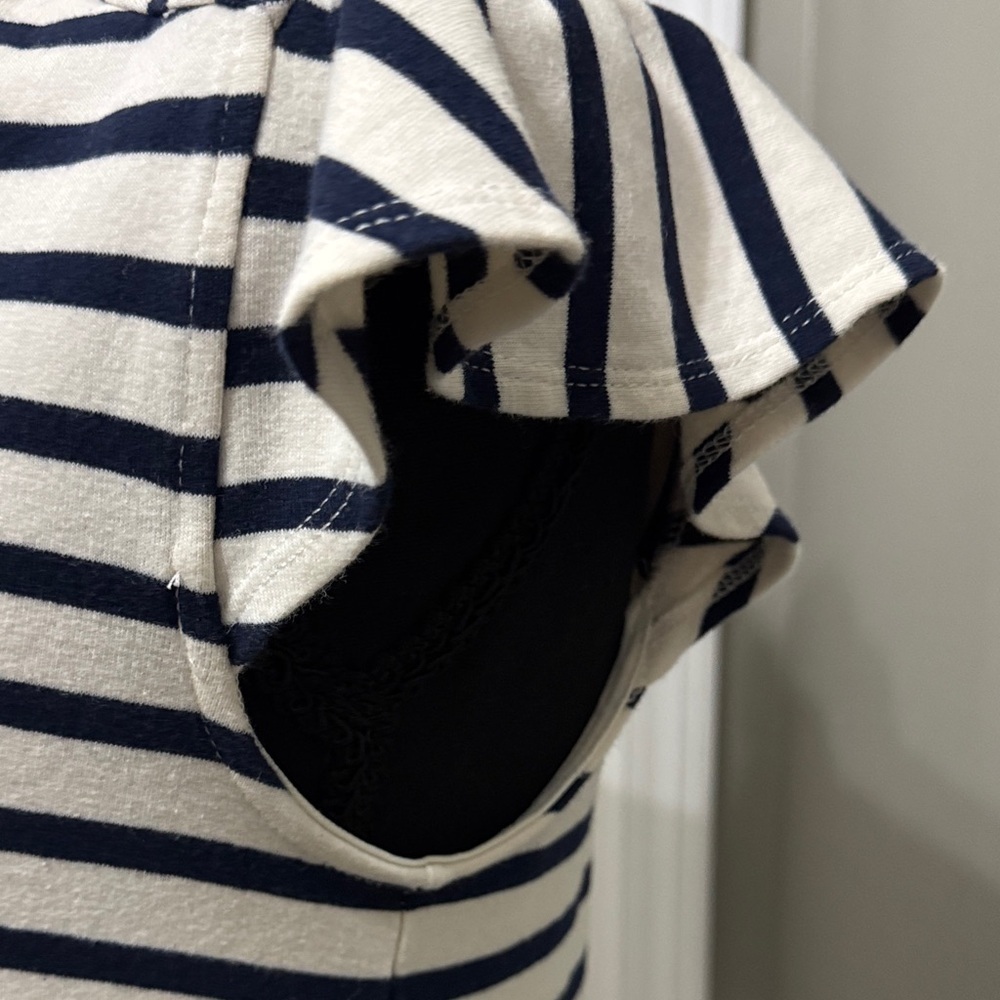 Striped Black and White Dress monteau Los Angeles size XS - Picture 6 of 9